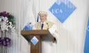 His Highness the Aga Khan delivering a virtual address at the University of Central Asia’s first-ever convocation on 19 June. Th